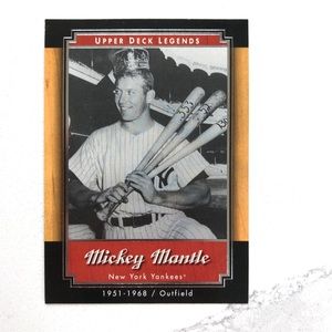 Mickey Mantle Upper Deck Legends Baseball Card MLB
